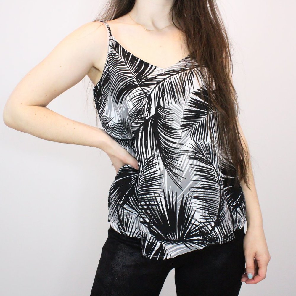 *Sears Palm Black and White Tank